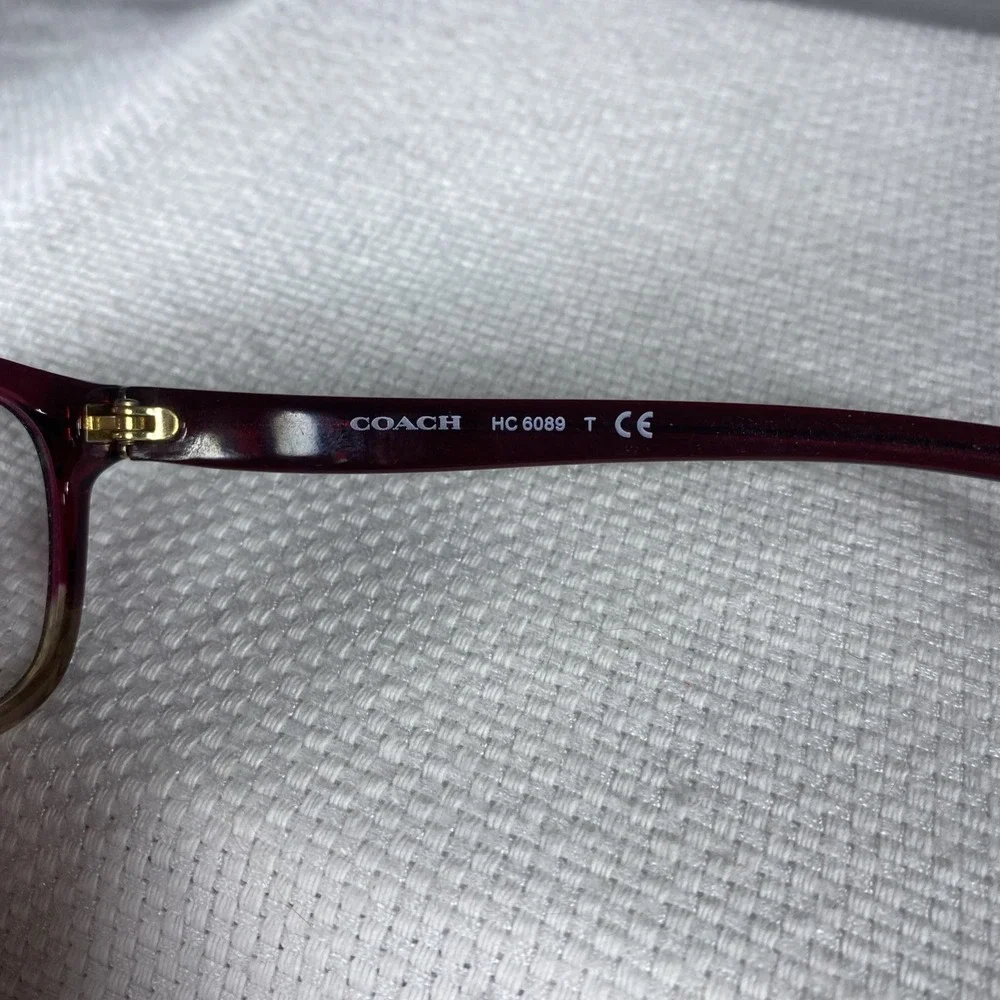 Coach HC 6089 5484 51-16-135 Red Sand‎ Gradient Full Rim Eyeglasses Frame